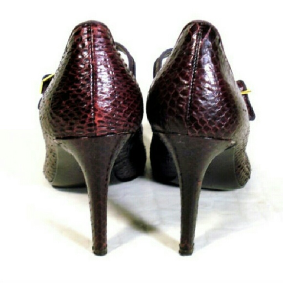 sold! Ralph​ Lauren genuine snakeskin heels - Picture 4 of 4