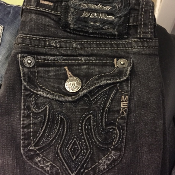 MEK black Oaxaca shorts size 26