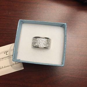 Swarovski Crystal Ring Size 8