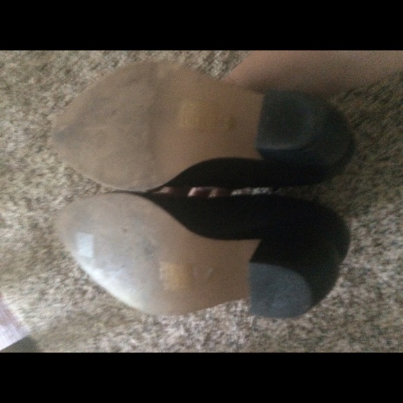 Unique heel Jeffrey Campbell black pointed booties - Picture 3 of 4