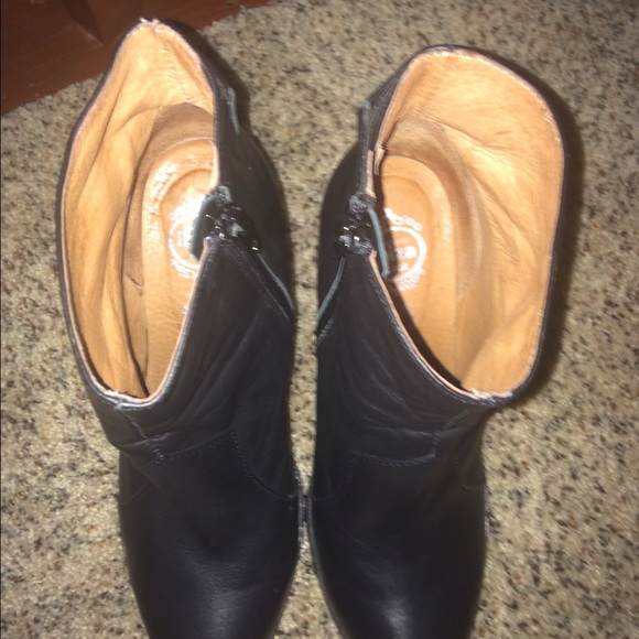 Unique heel Jeffrey Campbell black pointed booties - Picture 4 of 4