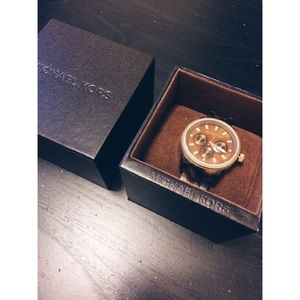 Michael Kors Tortoise Shell Watch