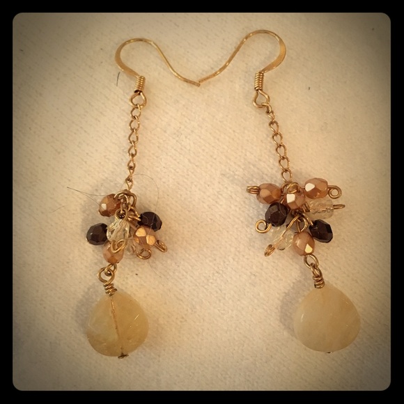 Pretty Handmade Clustered Earrings