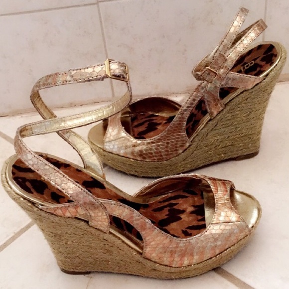 Gold Espadrilles
