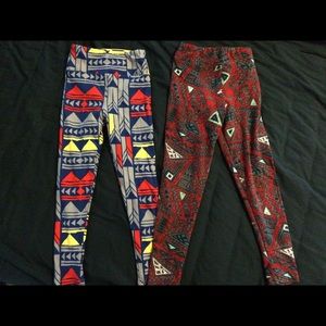 Lularoe KIDS leggings.  Small