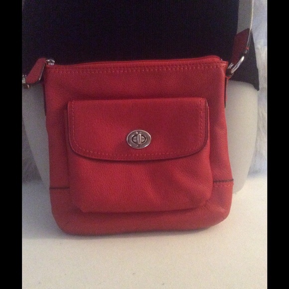 Coach Handbags - Coach red leather crossbody