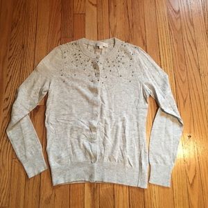 Retro, beaded cardigan