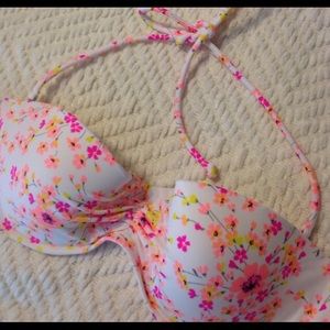 Victoria's Secret Floral Print Bikini Top