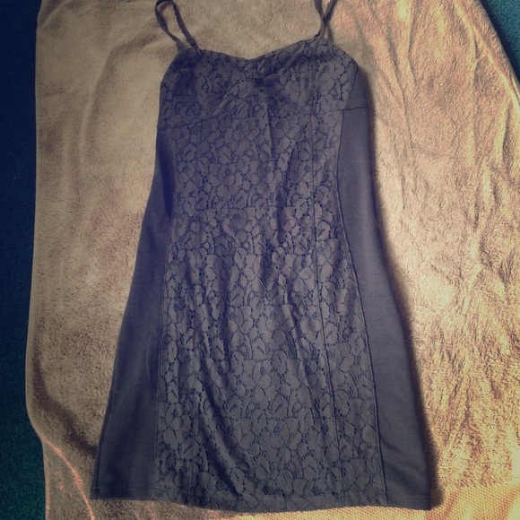 AE gray lace dress - Picture 1 of 1