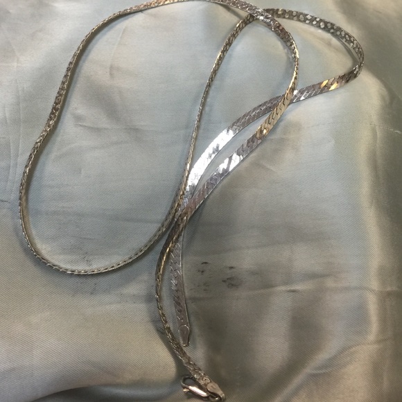 30" sterling necklace