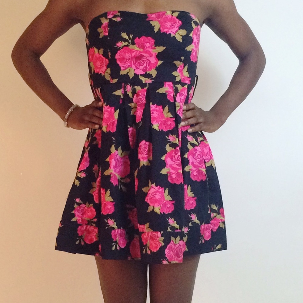 Beautiful floral dress 🔵 - Picture 4 of 4