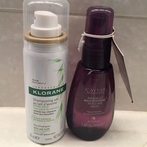 Dry shampoo & miracle volume mist