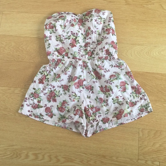 Charlotte Russe floral romper