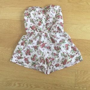 Charlotte Russe floral romper