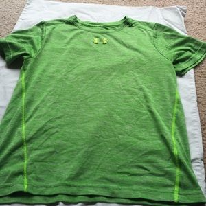 Boys Under Armor Green Athletic Shirt