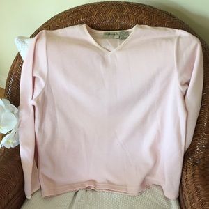 Long sleeve pink top