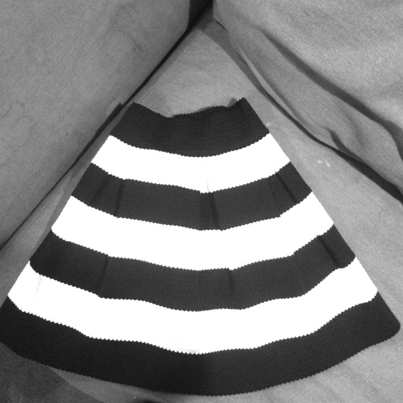 Black and white skirt