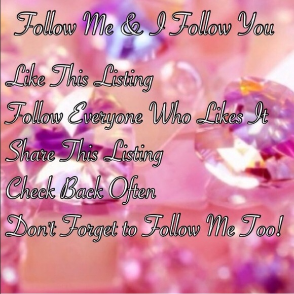 Let's get each other a lot of followers!