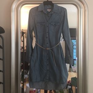 Chambray dress from target, with cute belt!