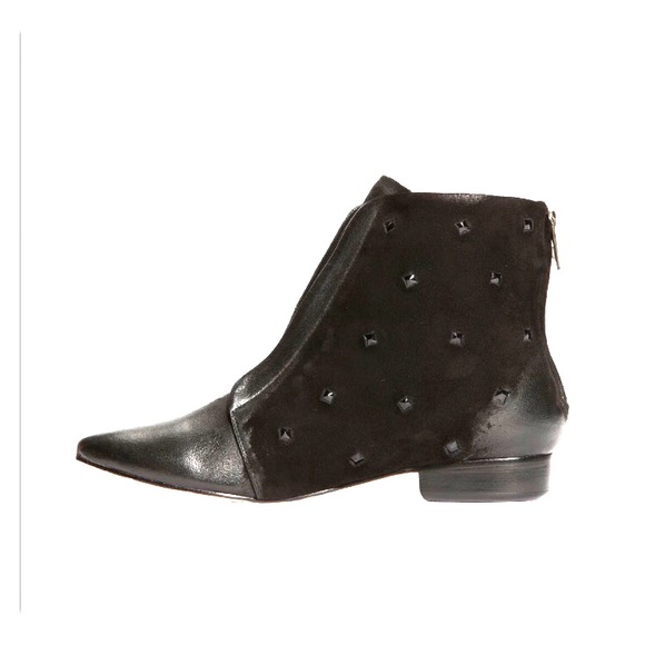 Mea shadow Amira black studded ankle boots - Picture 1 of 4