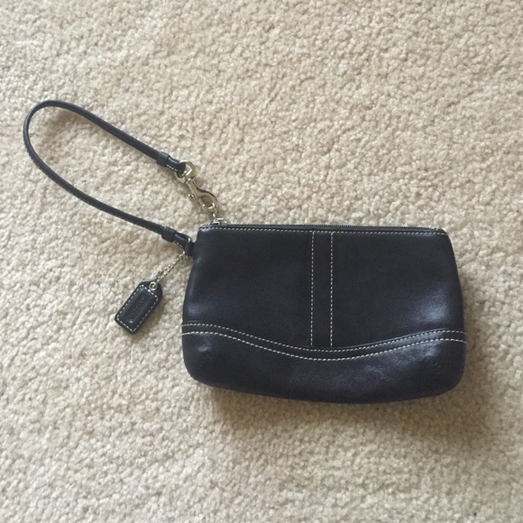 Black Coach wristlet