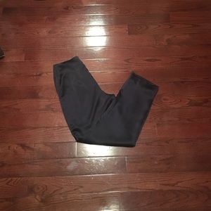 Vintage navy silk pants