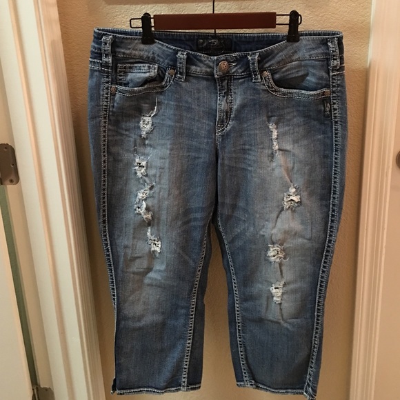 Silver Jeans Co. Frances Crop Capri Size 16