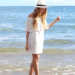 ZARA Anchor Off-Shoulder Dress