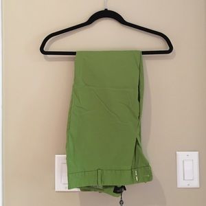 Talbots green cropped pants