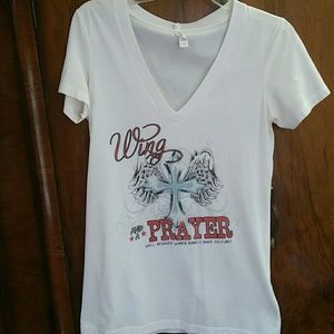 White tee with cross
