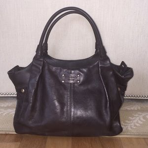 Leather dark brown Kate Spade purse
