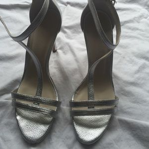 Silver Kenneth Cole Heels