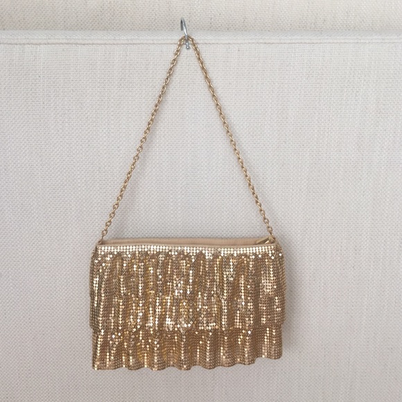 Gold BCBG MAXAZRIA evening purse
