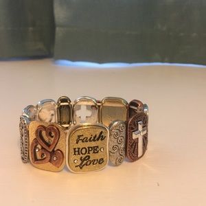 Faith Hope Love bracelet