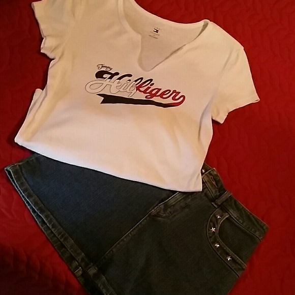 Bundle. TH  mini skirt and t shirt..