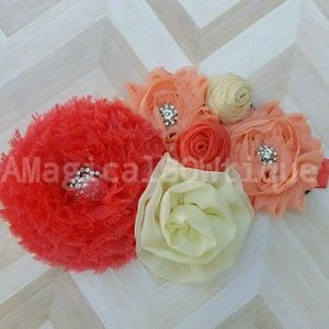 Flower Elastic Headband