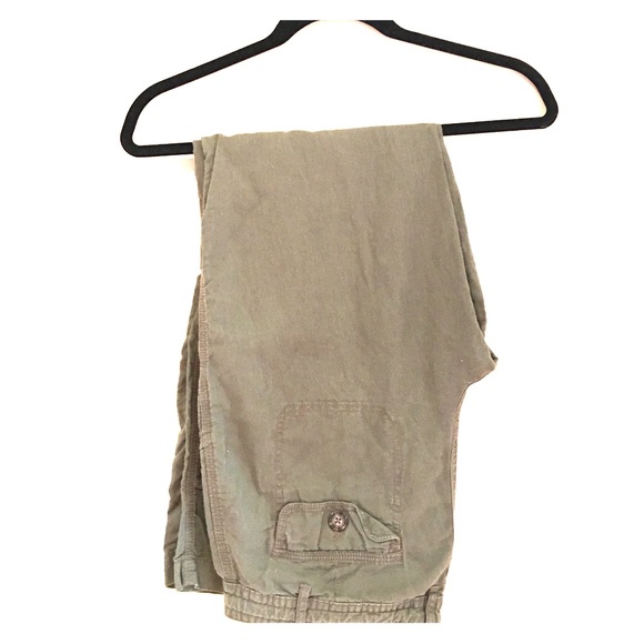 Gap army green lightweight summer pants