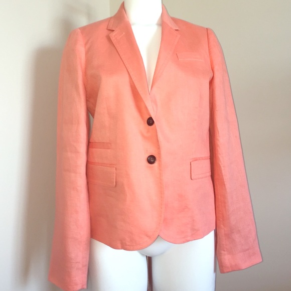 J Crew linen jacket.