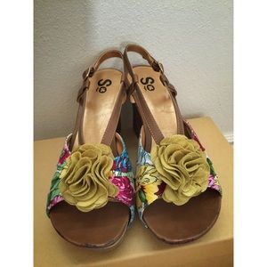 3 1/2 inch Floral Wedges
