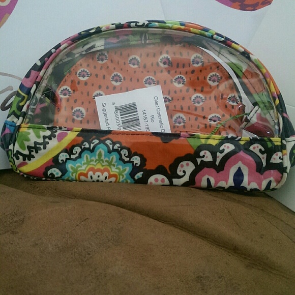 New Vera Bradley Rio Clear Cosmetic Duo