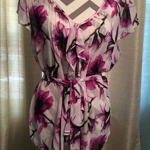 Summer Blouse/ with white Cami