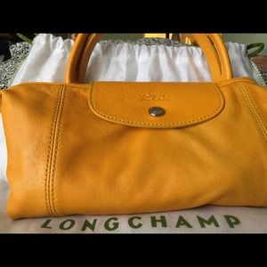 'Le Pliage Cuir' Leather Longchamp 📌SOLD📌