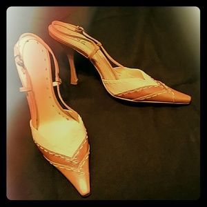 BCBG slingback pumps