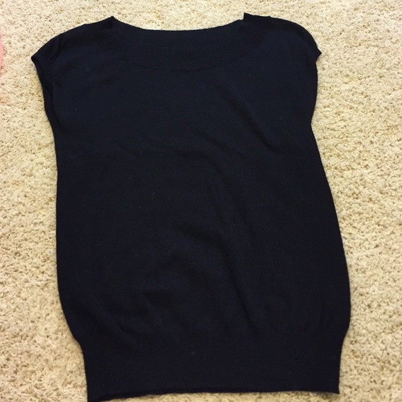 Black boat neck sweater