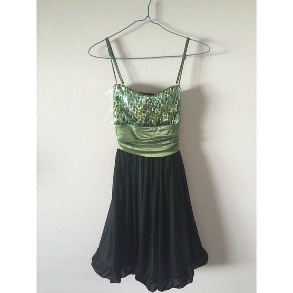 Semi-formal Sequined Dance Dress