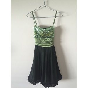 Semi-formal Sequined Dance Dress
