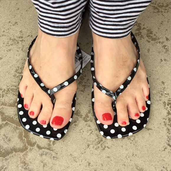 Bundle Sale! Totally Dotty Sandals NWT - Picture 2 of 4