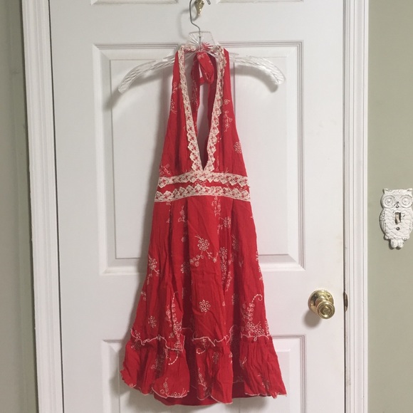 Red Halter Top Dress