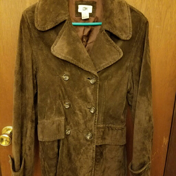 Gently Used Leather Coat - Picture 1 of 2
