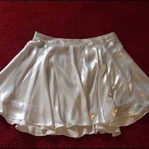 H&M Silver / Holographic Skater Skirt
